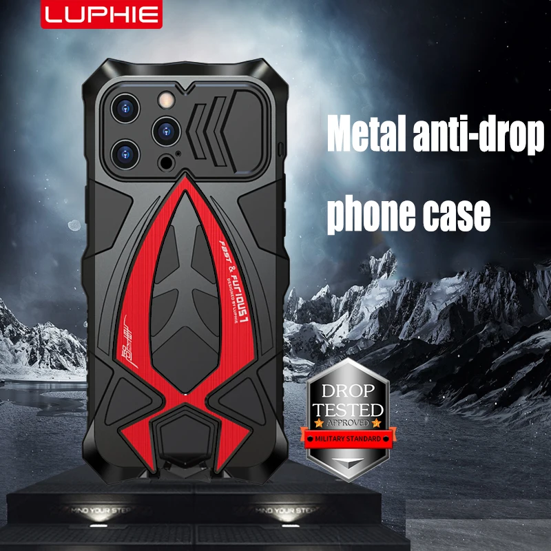 metal armor for iphone 13 pro max case cover 2021  with camera screen protector silicone 360° shockproof phone coque fundas free