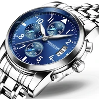 fashion calendar strip leather belt quartz non mechanical mens watches wrist watch for men minimalist watch gifts for men 2020