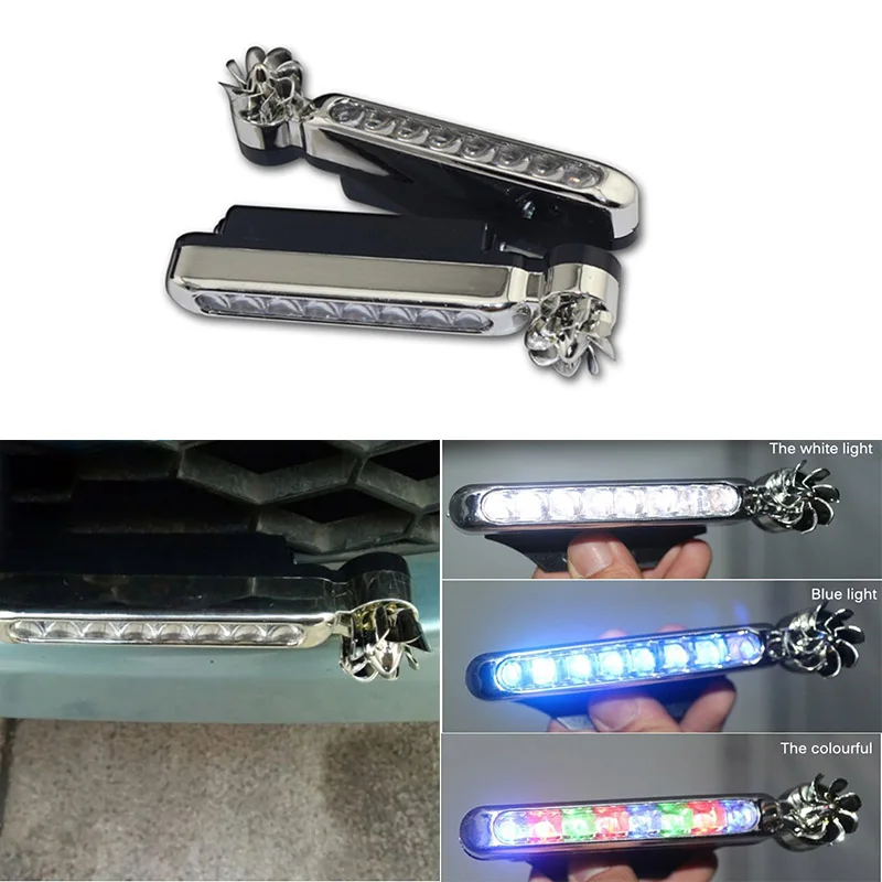 1 шт. 2 8 светодиодный автомобильный светильник Дневной головной лампы