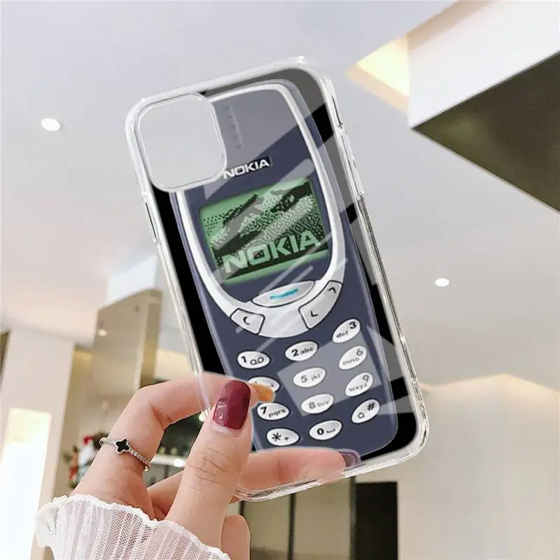

Classic Nostalgic Nokias Phone Case Transparent Case For Iphone 6 6s 7 8 Plus XR X XS 11 12 Pro Max