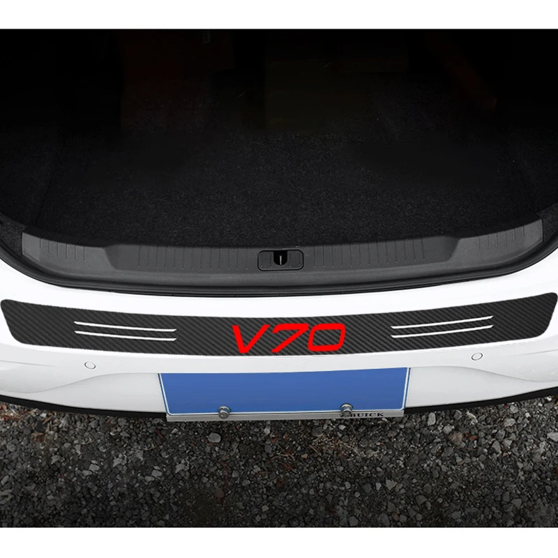 Универсальный автомобильный багажник задний бампер Защита от царапин наклейка