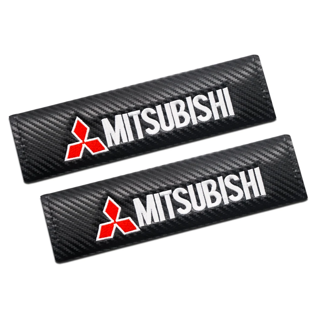 

Universal Cotton Car Seat Belt Cover Shoulder Pad Protective For Mitsubishi Lancer 10 3 9 EX Outlander 3 ASX L200 Competition