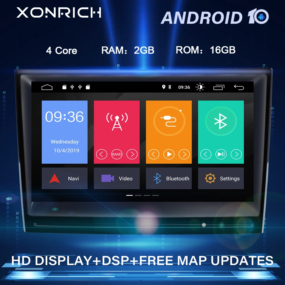 2 Din Android 10 автомобильный радиоприемник мультимедийный плеер для Porsche/911/997/Cayman/Boxter