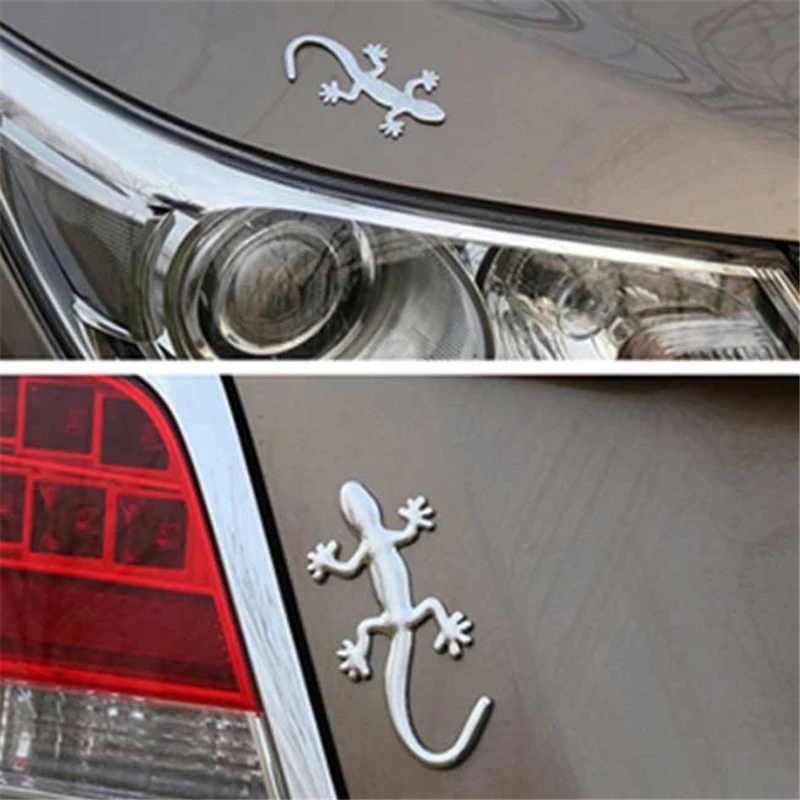 3D геккон ящерица Автомобиль Мотоцикл Наклейка аппликация грузовик этикетка