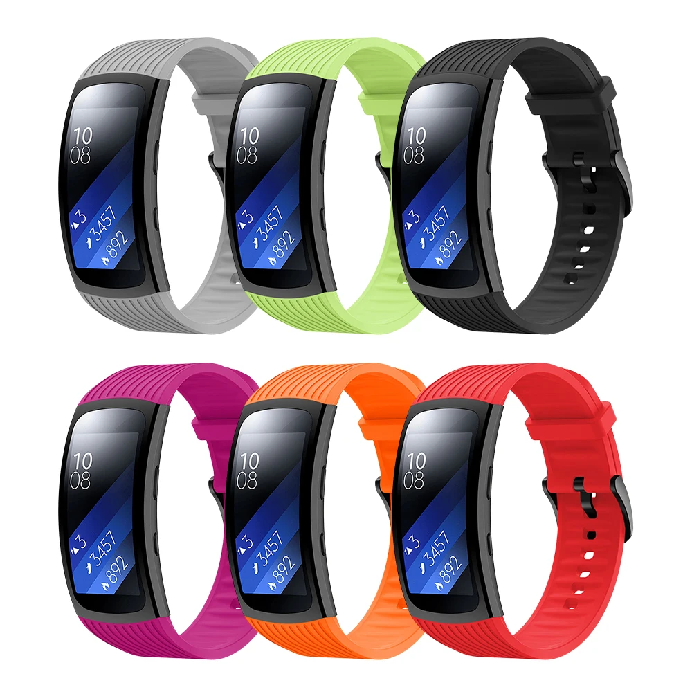 Силиконовый ремешок для часов для samsung Galaxy gear Fit2 Pro часы браслет Smartwatch для gear Fit 2 SM-R36 Замена