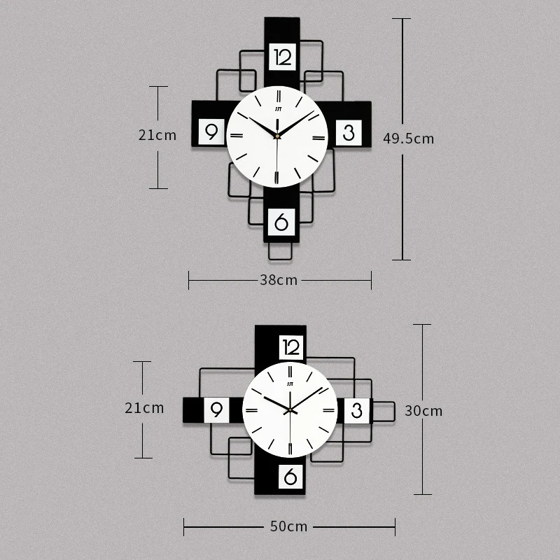 

Modern Clock Wall Clock Living room Creative Clock Art Nordic Home Decoration Nordic Silent Quartz Hanging Clock Home Decoration