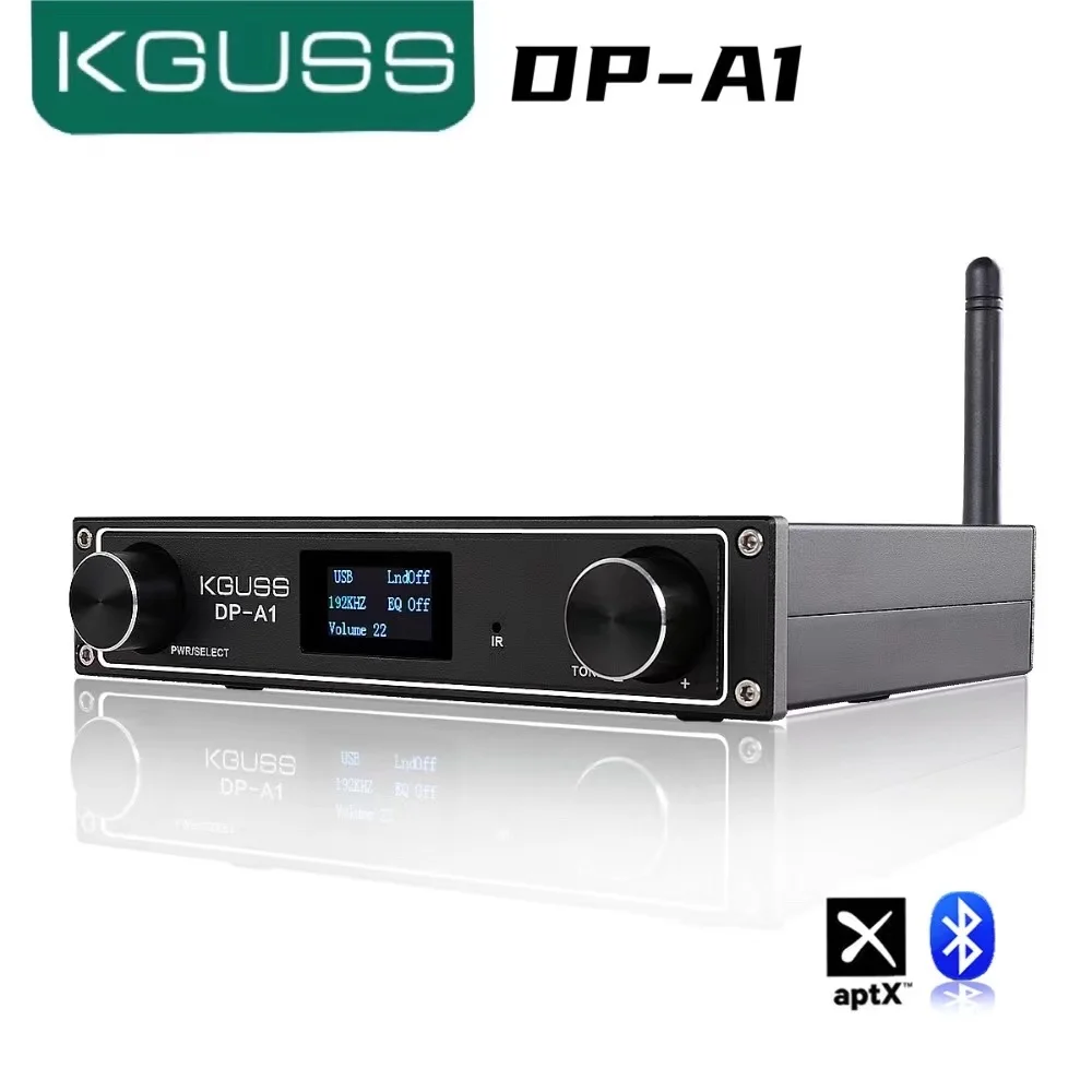 

Цифровой усилитель мощности KGUSS DP-A1, HIFI Fever, 120 Вт, компактный Bluetooth-усилитель мощности