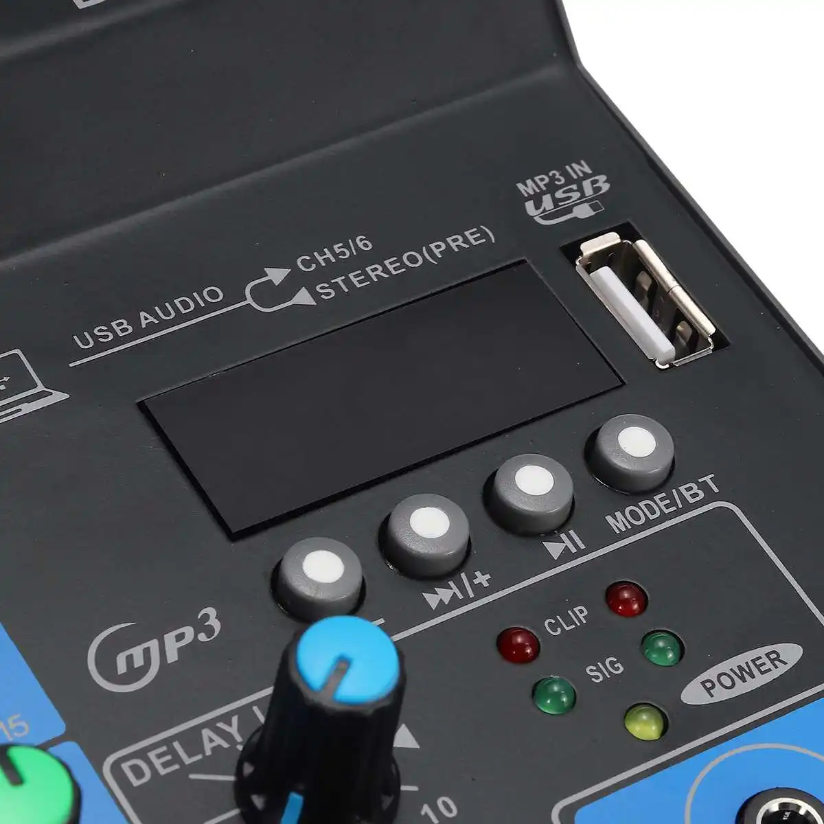 Портативный 8 канальный аудио микшерный пульт с Bluetooth USB DJ микшерная консоль MP3 Джек караоке 48V усилитель для караоке Вечерние