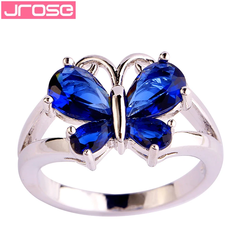 Женские кольца JROSE элегантные круглые белого и серебряного цвета с фианитами