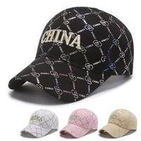 new letter china embroidered baseball cap men women cotton bone snapback visor caps outdoor summer unisex hip hop dad hat cp100