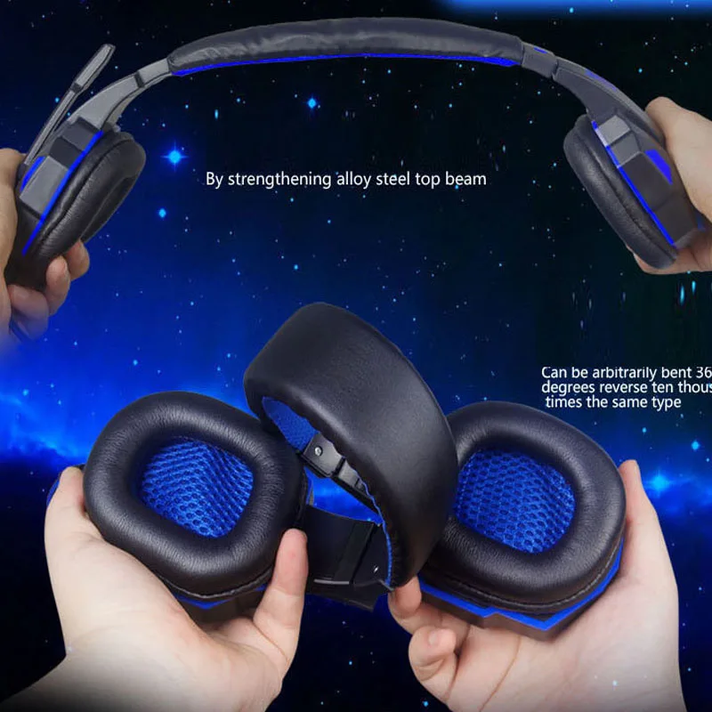 Новинка 2020 профессиональные игровые наушники для компьютера PS4 регулируемые