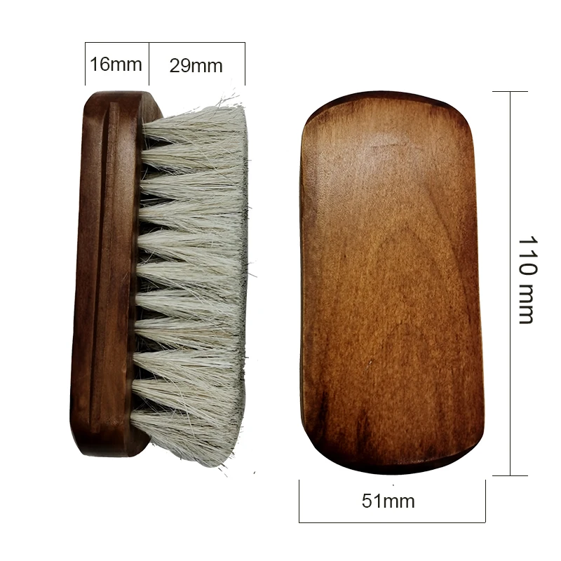1 шт. щётка для обуви из конского волоса|Щетки обуви| |