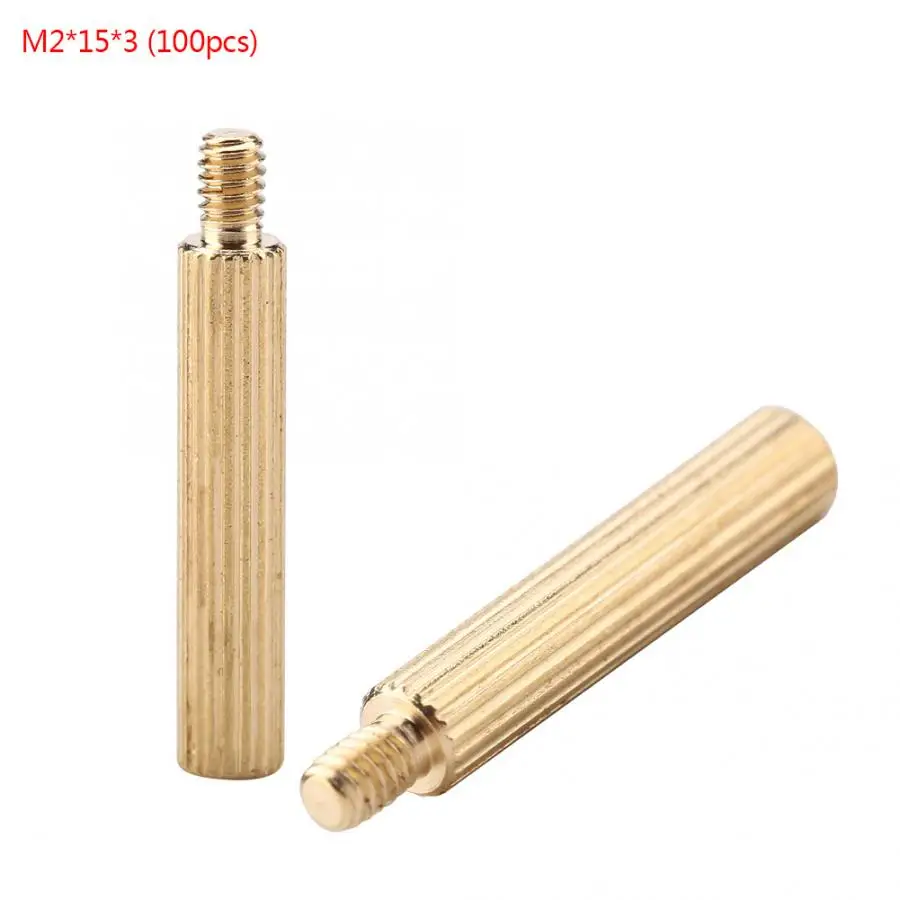 100 шт. компьютерный чехол M2 одиночный мужской женский латунный держатель крепеж