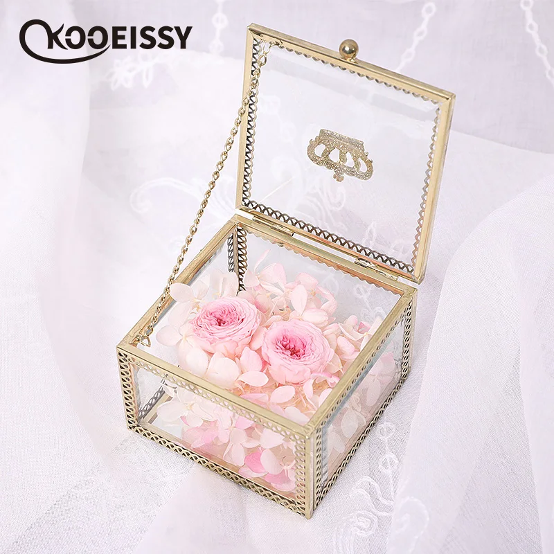 Ящик для хранения ювелирных изделий органайзер косметики Женский контейнер