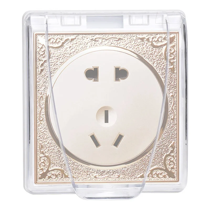 Универсальный 86 Тип настенная коробка переключателей Пластик гнездо Панель Водонепроницаемый коробка прозрачный разъем Переключатель Cover...