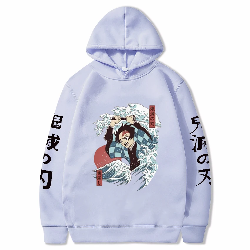 Sudadera con capucha de manga larga para ni&ntilde;os y ni&ntilde;as, ropa informal de primavera y oto&ntilde;o con estampado de Devil Slayer-2