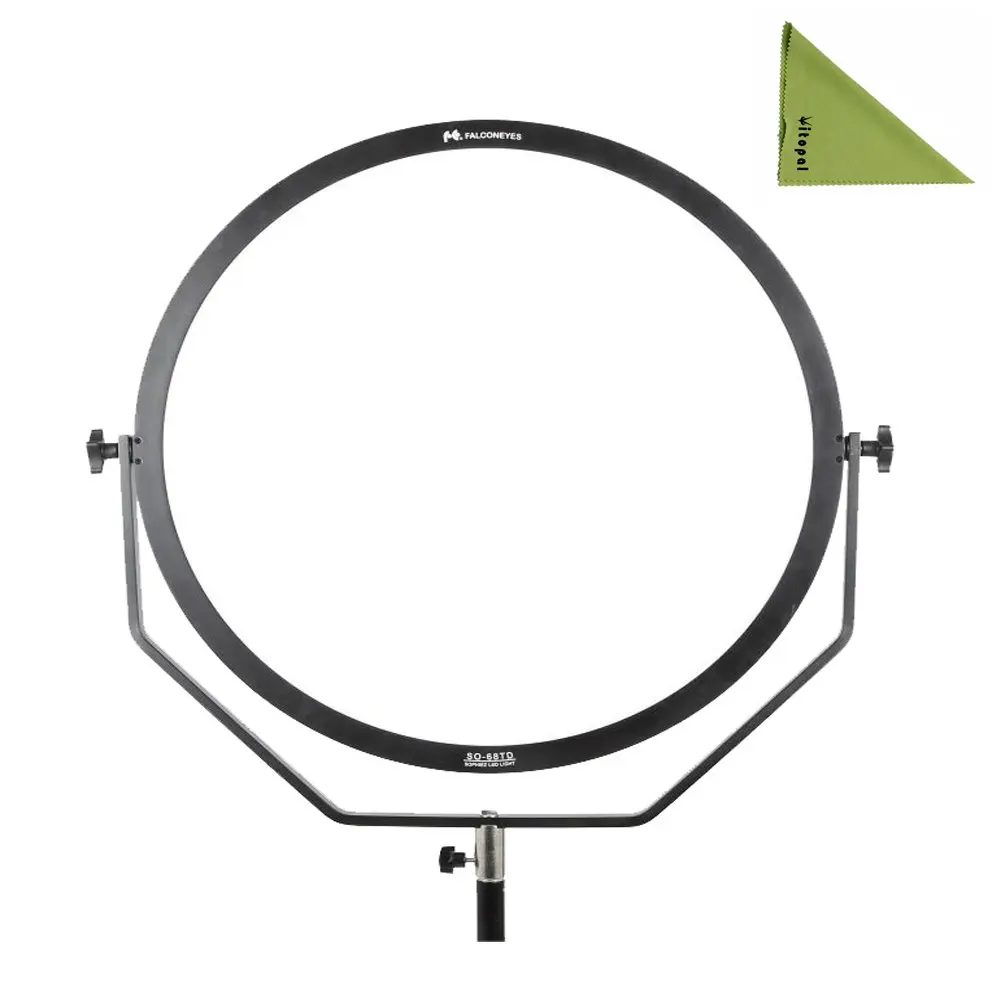 Falcon Eyes SO-68TD flapjack panel bicolor 68W ultra-thin 3000-5600K photography round led video studio light | Электроника