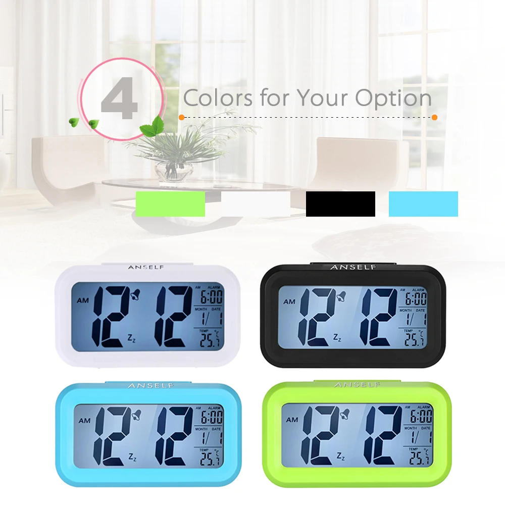 Часы Будильник со звуковым сигналом светодиодный цифровые часы будильник с