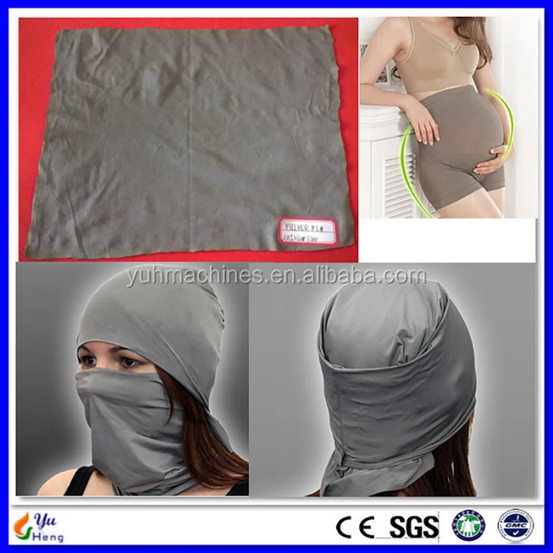 Проводящая 100% Серебряная волоконная проводящая ткань/электрическая проводящая ткань/экранирующий материал EMF YSILVER83 #