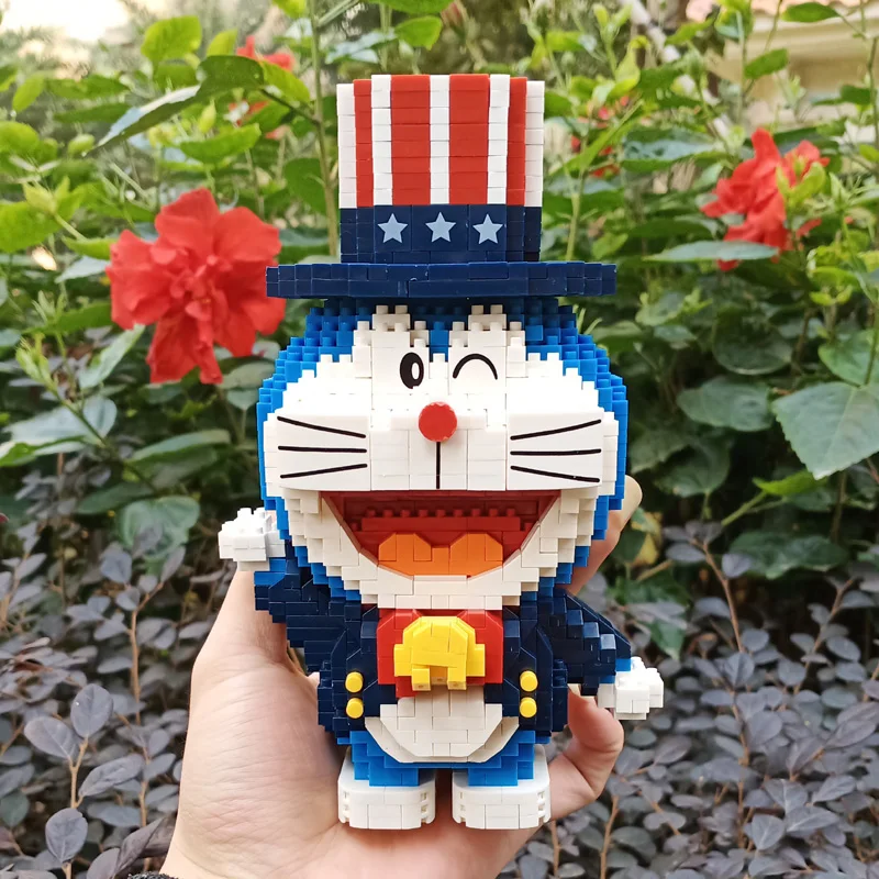 Balody 16133 аниме Дораэмон Кот робот волшебное животное 3D DIY Мини Алмазные блоки