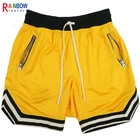 Новые Брендовые мужские шорты Rainbowtouches, мужские спортивные шорты для тренировок в стиле Хай-стрит, хип-хоп, Повседневные Удобные дыхательные шорты