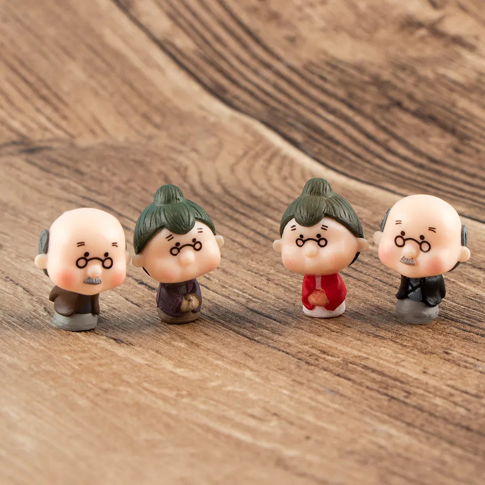 1 комплект милый дедушка бабушка старые пары поделки своими руками искусственный