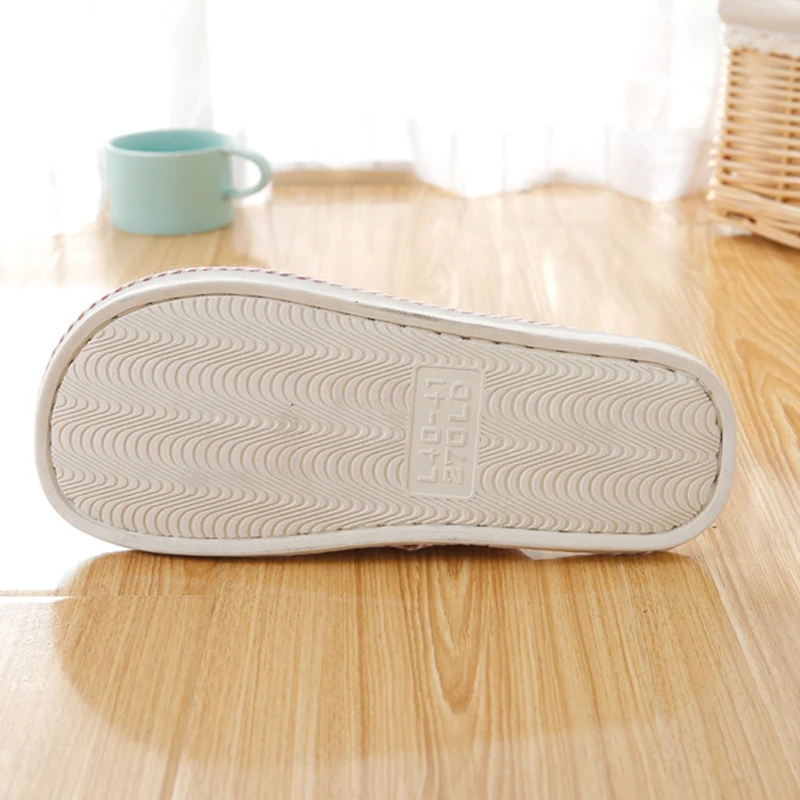 Зимние женские тапочки Замшевые меховые в полоску Женские зимние бархатные