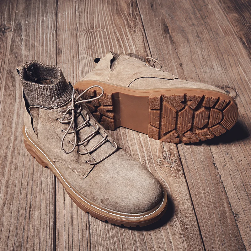 

Boty Mens Boots Casual Home Ankle For Men Dress High Top Shoes Winter Chelsea Men's Footwear Coturno Summer Cowboy