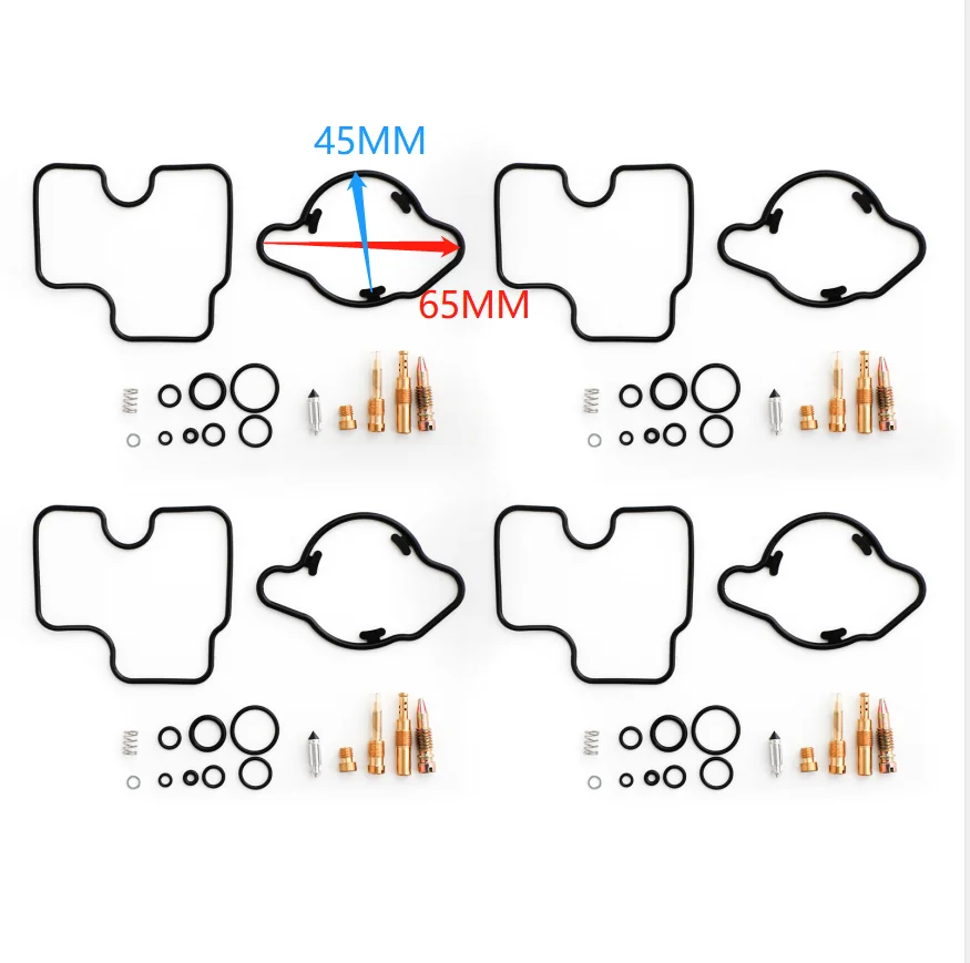 

Карбюратор Topteng для Honda CBR600F2 CBR 600 F2 1991-1994 1992 1993, Комплект Для Ремонта Карбюратора Carb, Алюминиевые 4 комплекта, запчасти для ATV