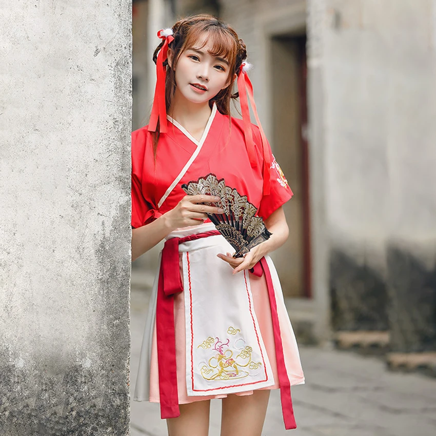 Лето 2021 новинка танцевальный костюм Hanfu праздничные наряды женское народное