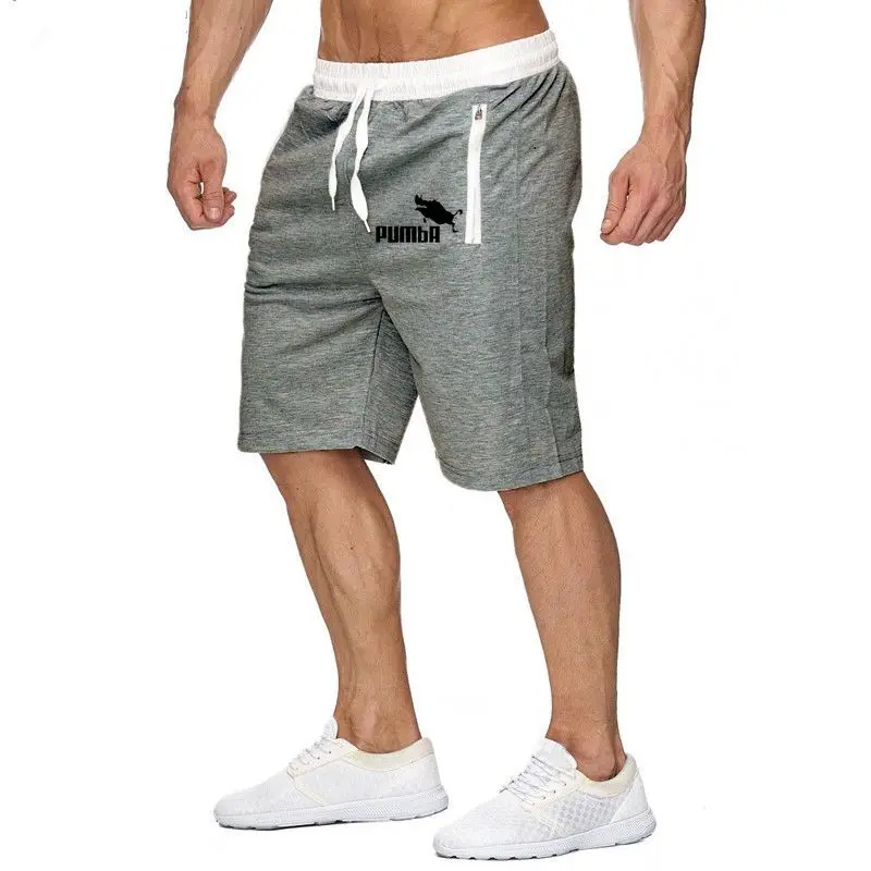 Новые забавные мужские шорты Симпатичные homme Pumba wo 100% хлопковые пляжные милые