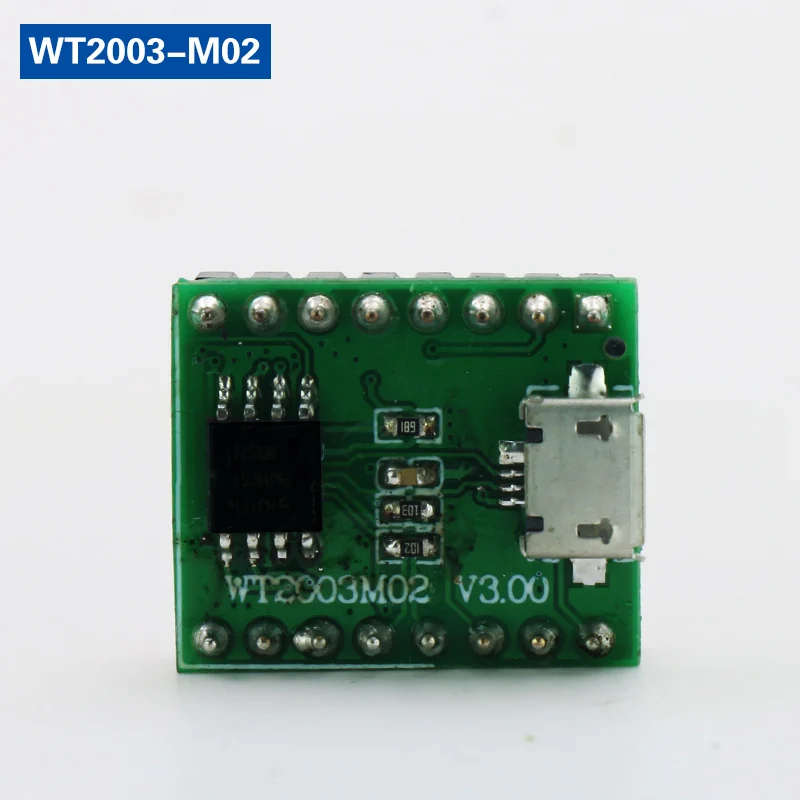 Высококачественный модуль чипа декодирования MP3 Wt2003m02 IC ключ UART Последовательная