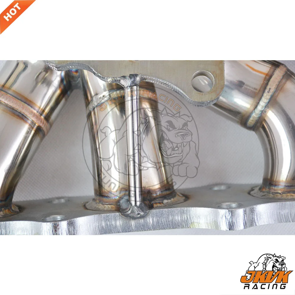 JKVK RACING SS304 одинаковая длина турбо Exhause коллектор для Evolution Evo10 EVO X 4B11 2008-2011