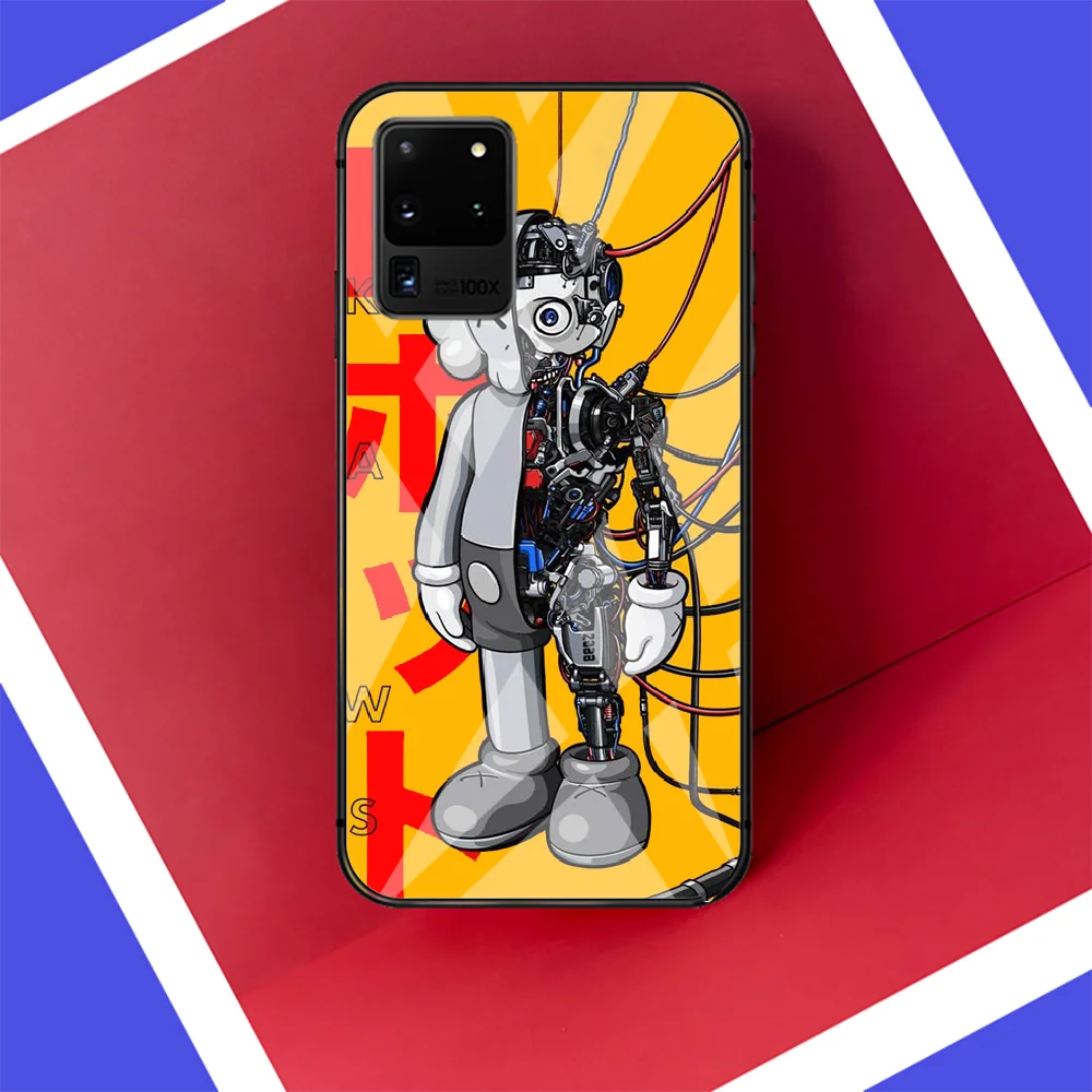 

Toy Brand Kaw Painting Phone Glass Tempered Case Cover For Samsung Galaxy Note S 7 8 9 10 10E 20 Plus Lite Uitra Cell Phone case