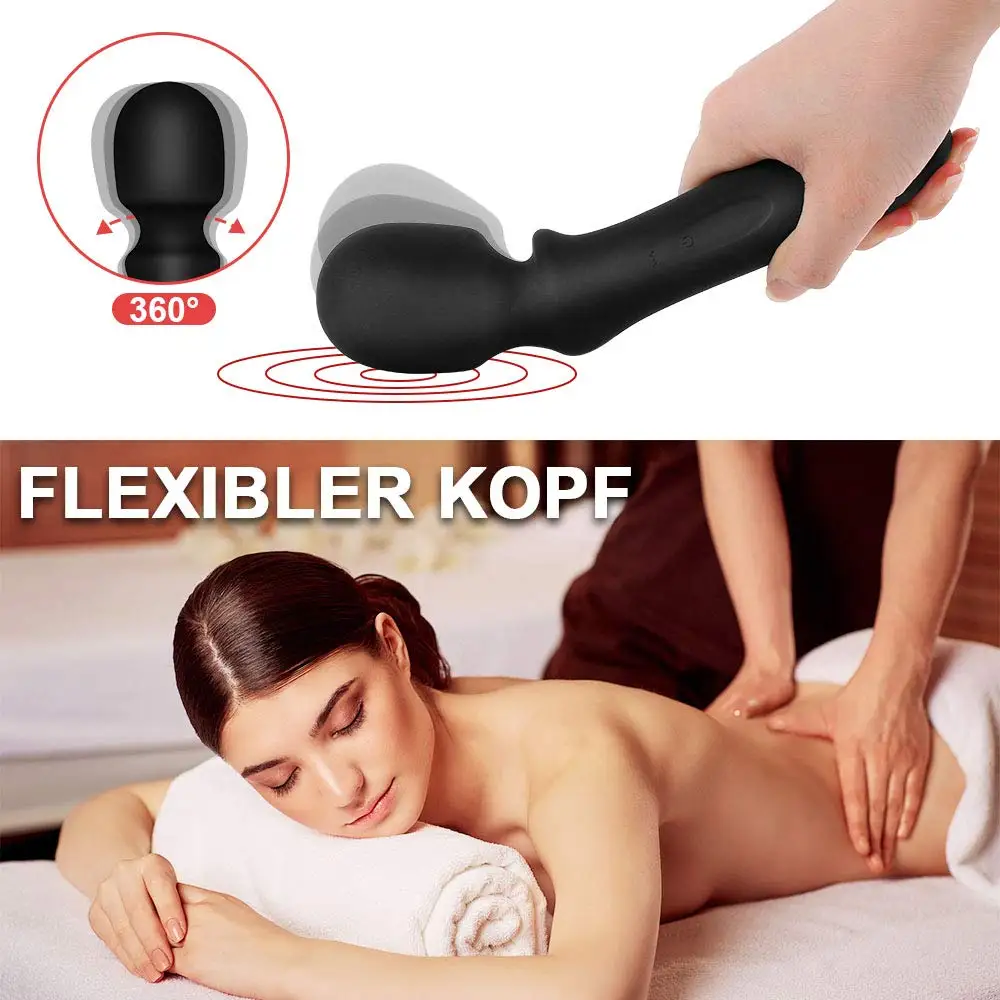 Мощный мини 10 режимов вибратор AV Волшебная палочка массажер Женский мастурбатор