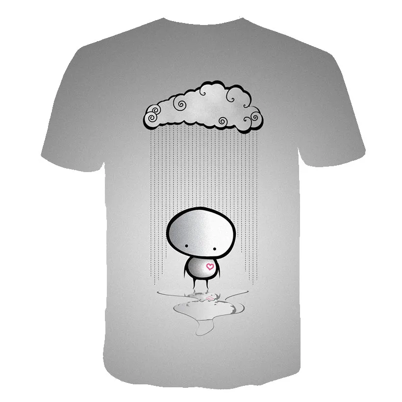 

3D Print Children Animal Boys and Girls Tees Tops Colorful lion Design T-Shirts Funny Cartoon Kids Summer Casual Baby Clothes