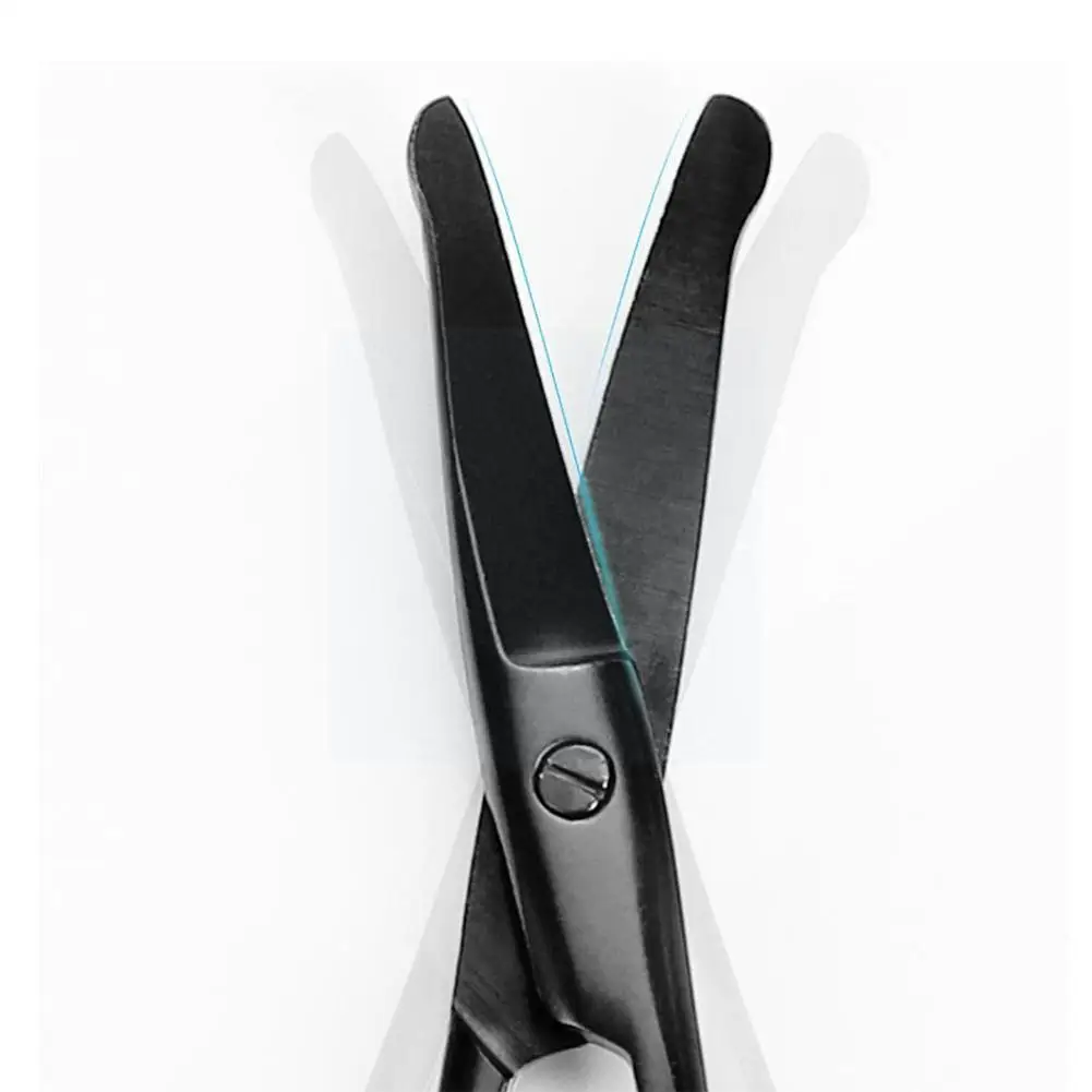 

Steel Mini Portable Curved Beard Nose Hair Remover Trimmer Pointed Elbow Tool Makeup Safety Scissors Y1T0