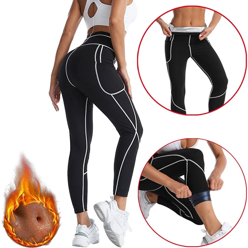 

Sweat Sauna Pants Body Shaper Slimming Pants Legging Sudation Femme Waist Trainer Leggings Weight Loss Shorts Women Shapewear