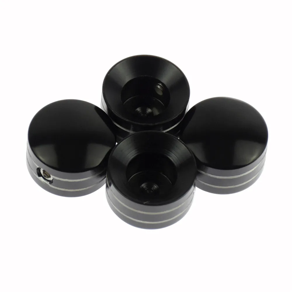4 шт. мотоциклетная черная/хромированная Свеча зажигания головка Болт Крышка