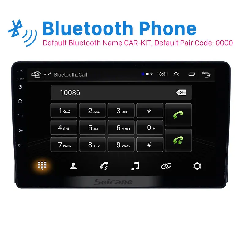 Seicane 2Din gps мультимедийный плеер головное устройство для Ford Focus 2005 2006 2007 2008 9 дюймов