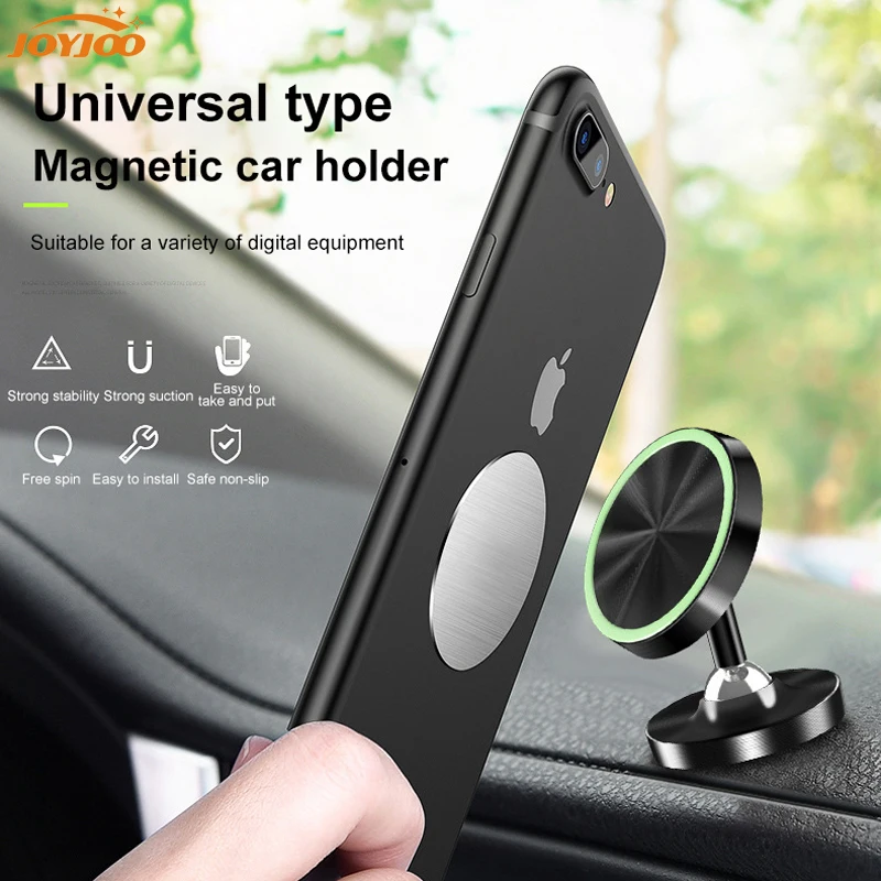 

360 Degree Car Mobile Phone Holder Double Ball Rotating Suction Magnetic Car Mobile Cell Phone Holder Stand