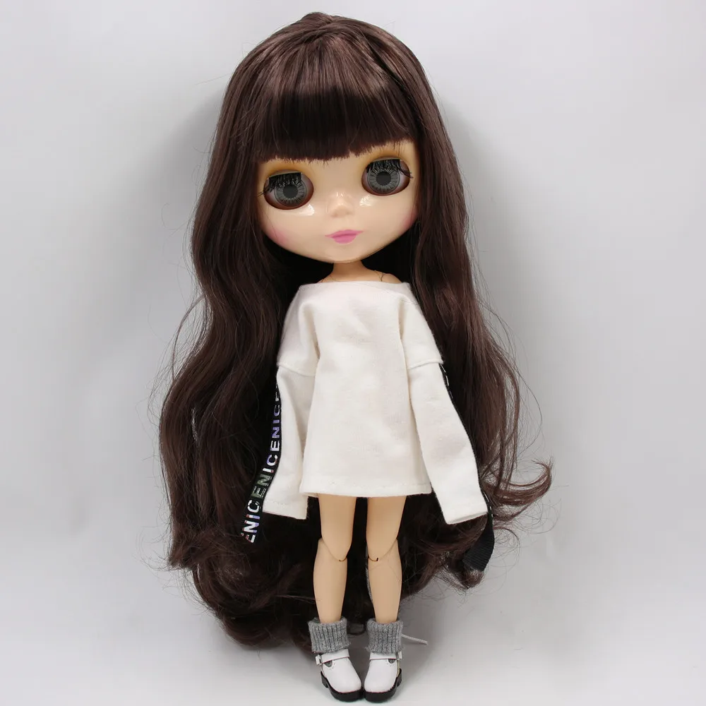 ICY Blyth Кукла № 2 глянцевое лицо натуральная кожа суставное тело 1/6 BJD Специальная цена 1/4 BJD, Pullip, Jerryberry, Licca игрушка подарок