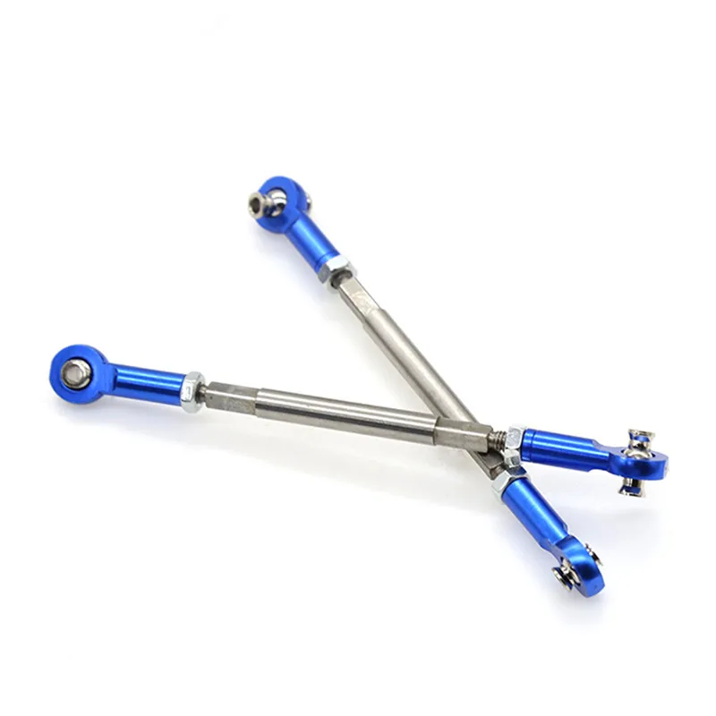 2 шт RC машины для Traxxas 1/7 Бесконечного пустынного гонщика. Нержавеющая сталь. Регулируемая передняя рулевая тяга UDR. Аксессуары 8547.