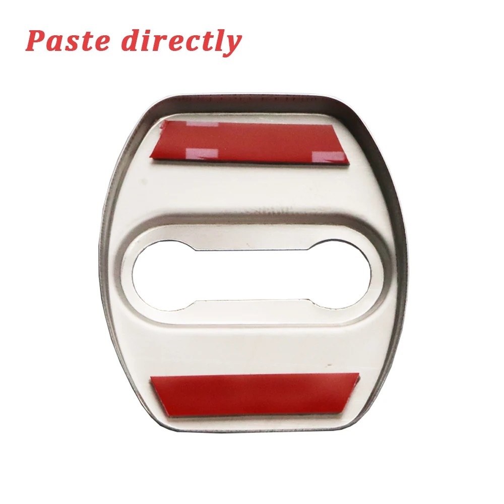 

4 Pcs/Lot Car Door Lock Protective Cover For KIA K2 RIO 2017-2020 Buckle Decorative Sticker Interior Accessories Parts Mouldings