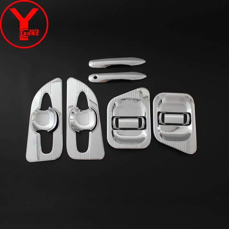 YCSUNZ abs chrome side протектор дверной ручки для Противотуманные фары Toyota Hiace Commuter 2019