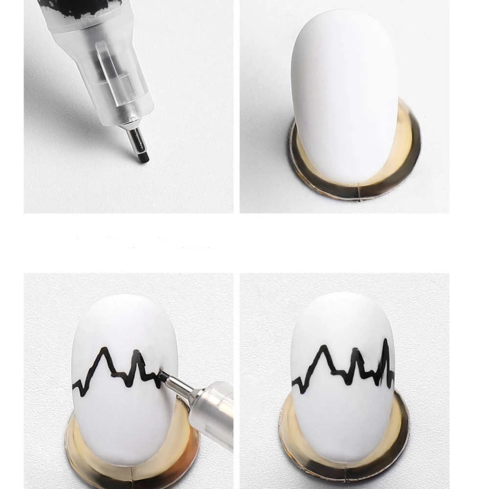 1 шт. ручка для дизайна ногтей граффити водостойкая кисть рисования подводка DIY