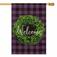 garden flag double sided welcome winter outdoor yard decorations for porch house farmhouse small flag christmas
