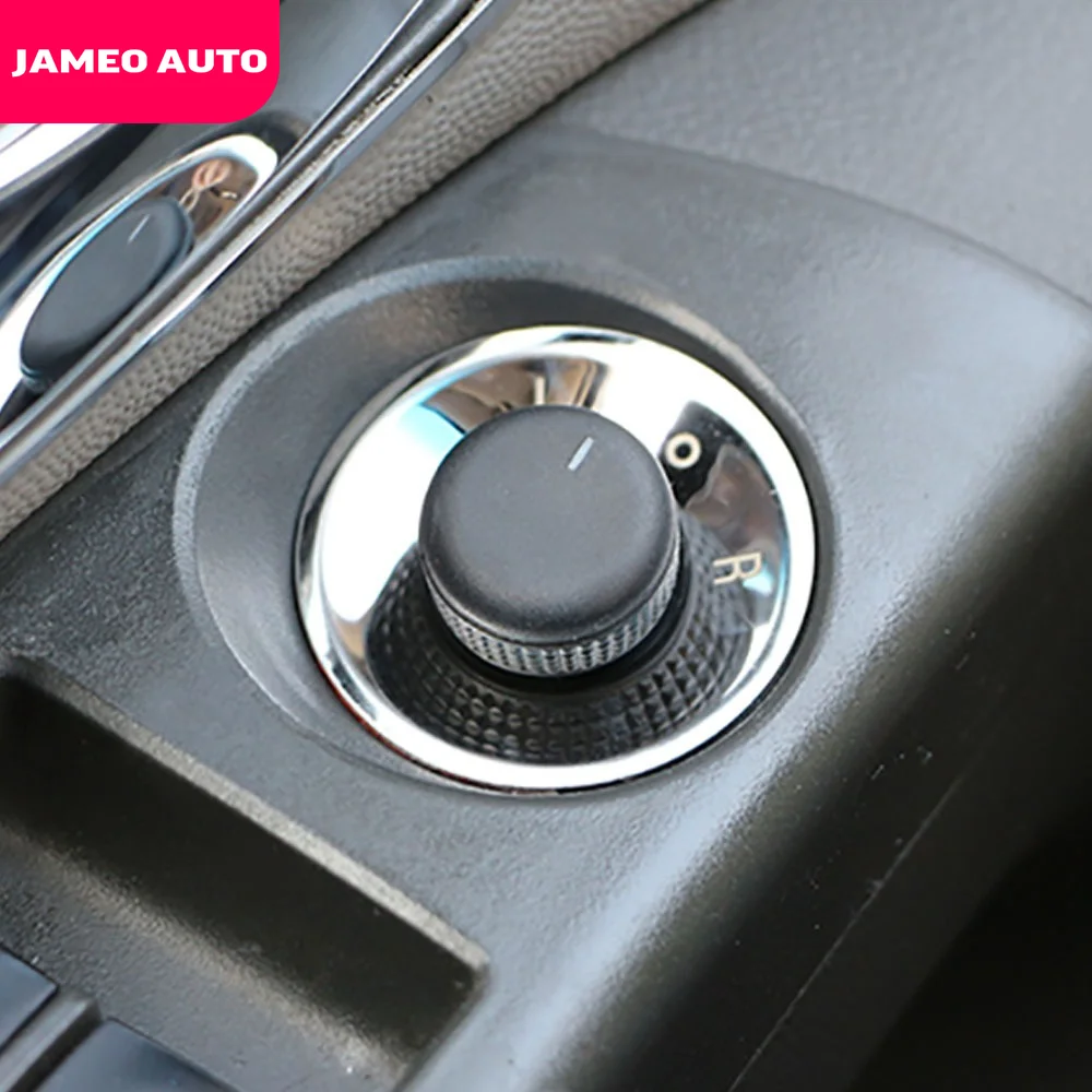 Jameo Auto Stainless Steel Rearview Mirror Knob Circle Sticker for Chevrolet Cruze Malibu AVEO Opel Mokka ASTRA J Insignia | Автомобили и