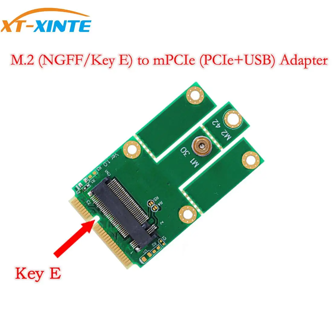 

Для NGFF M.2 для MiniPCIE Key E miniPCI-E mPCIE Slot PCIe + USB адаптер подходит для Wifi Bluetooth-совместимая мини-карта адаптера
