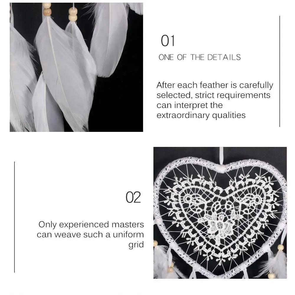 Светодиодный настенный светильник Мечта Чистая ручная работа перо Dream плетеный